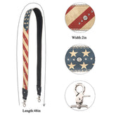 Montana West Vintage American Flag Color Crossbody Shoulder Strap - Montana West World